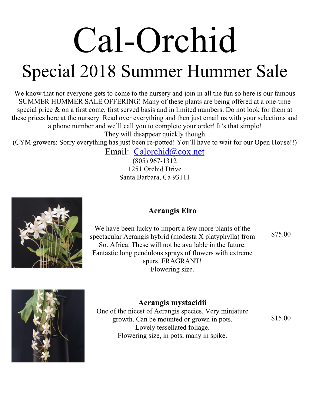 Special 2018 Summer Hummer Sale