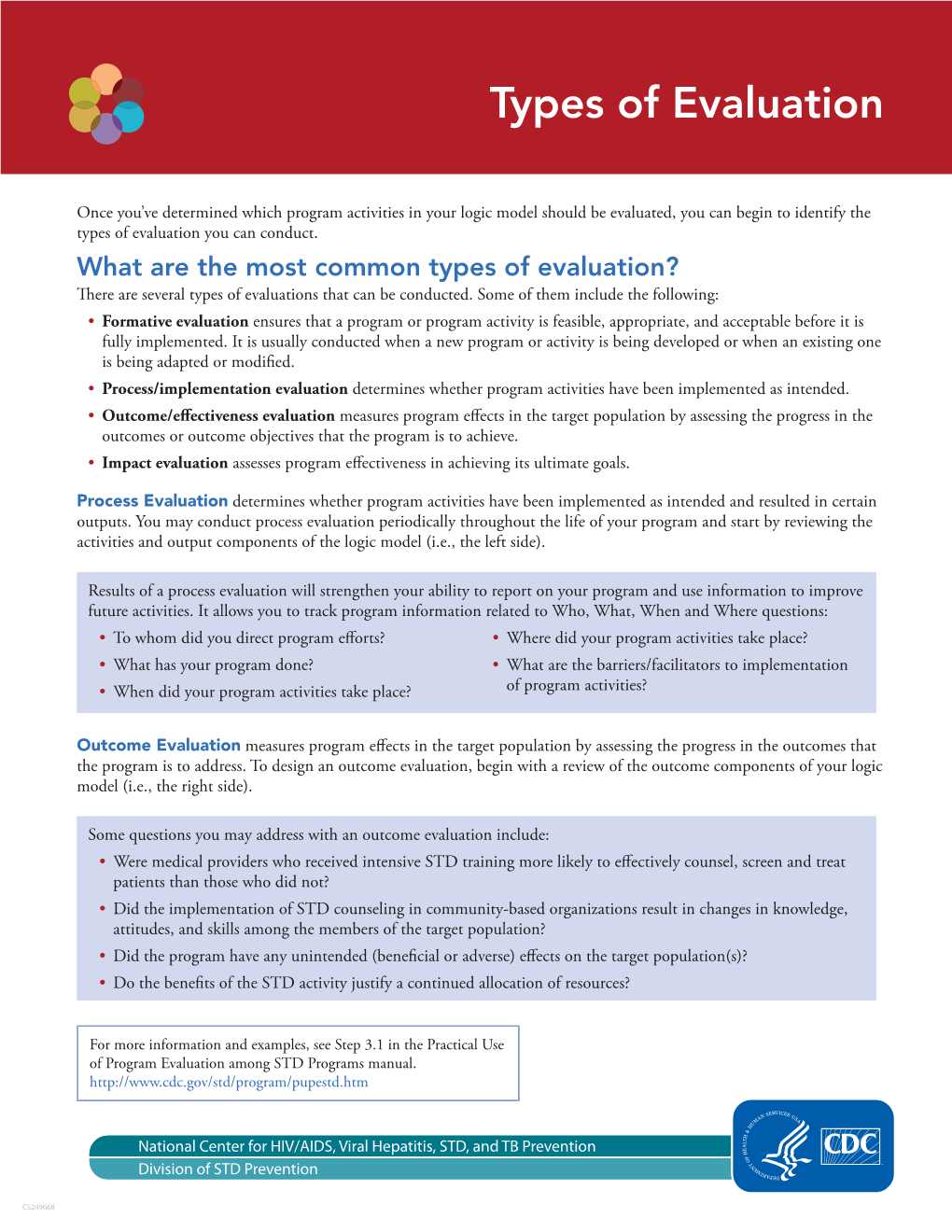 Types of Evaluation