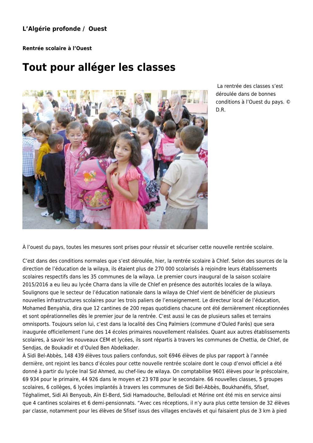 Tout Pour Alléger Les Classes