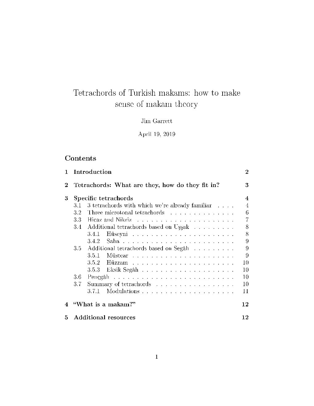 Tetrachords of Turkish Makams: How to Make Sense of Makam Theory