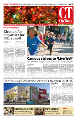 City Times Covering the San Diego City College Community Since 1945 Vol