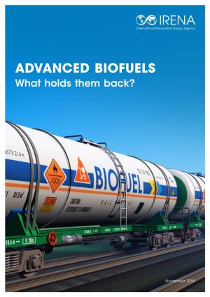 Advanced Biofuels: What Holds Them Back?