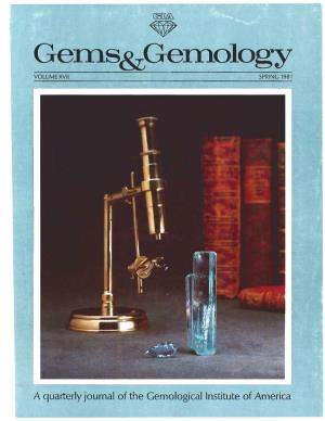 Spring 1981 Gems & Gemology