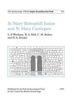 St Mary Bishophill Junior and St Mary Castlegate L