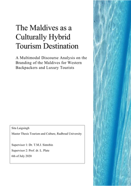 The Maldives As a Culturally Hybrid Tourism Destination
