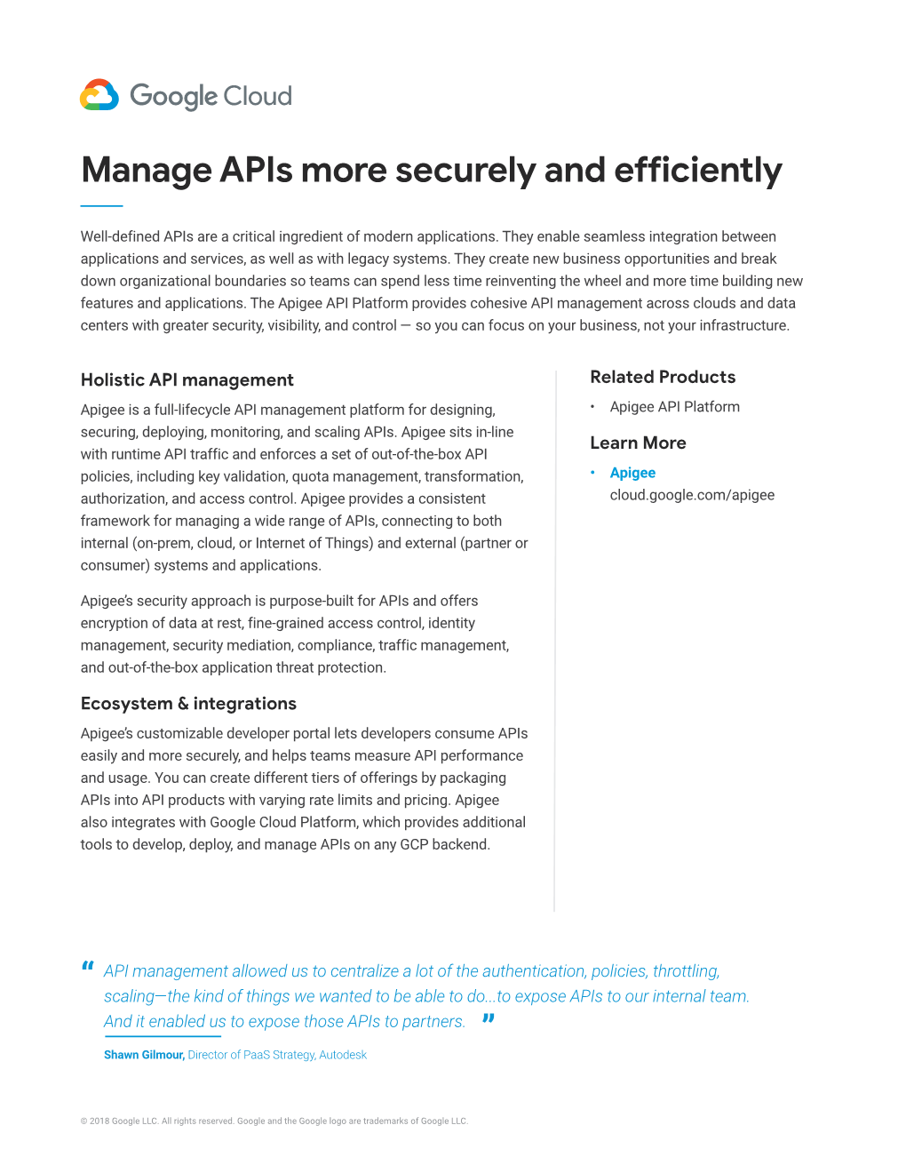 Manage Apis More Securely and Efficiently