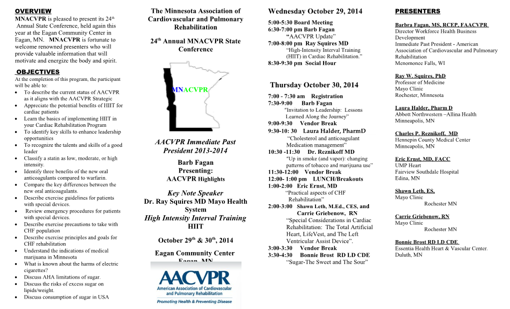 MNACVPR Is Pleased to Present Its 24Th