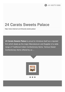 24 Carats Sweets Palace