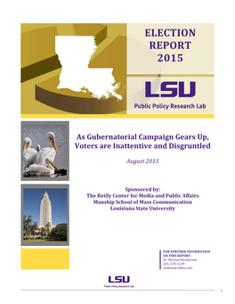 Election Report 2015