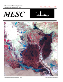 Middle East Studies in Cairo Volume 2, Issue 1 October 2005