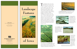 Landscape Features of Iowa