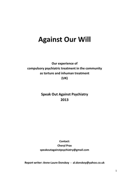 Against Our Will