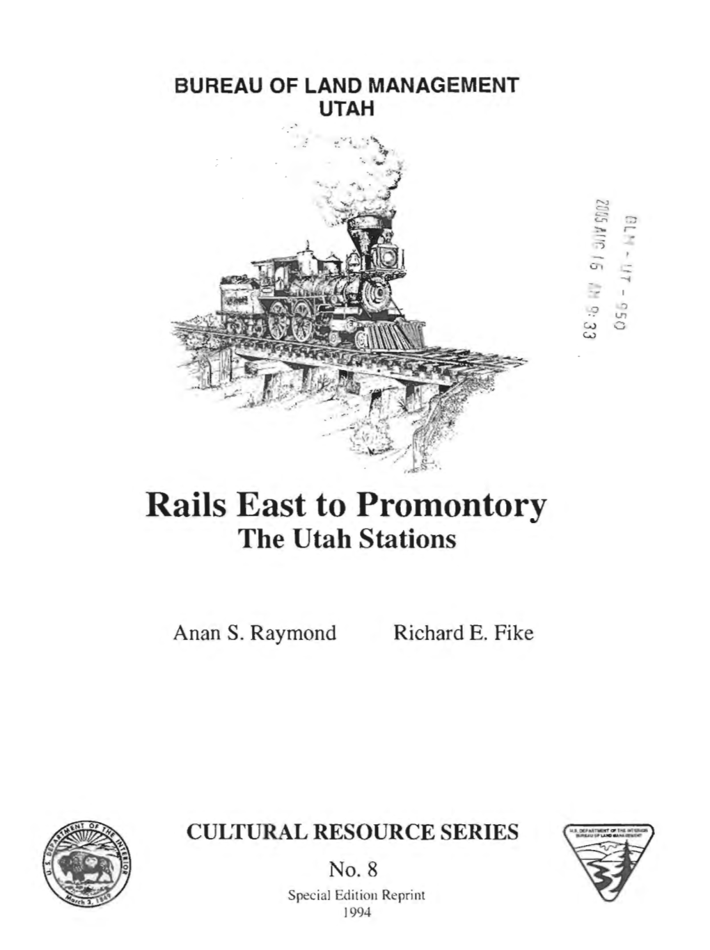 Rails East to Prodlontory the Utah Stations