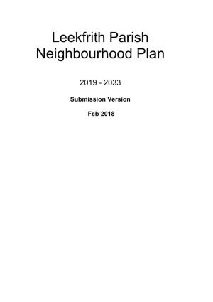 Leekfrith Parish Neighbourhood Plan