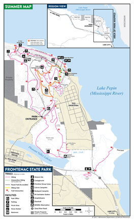 Frontenac State Park, Including Summer Trails and Facilities
