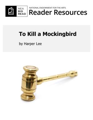 To Kill a Mockingbird by Harpe R Lee