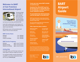 BART Airport Guide