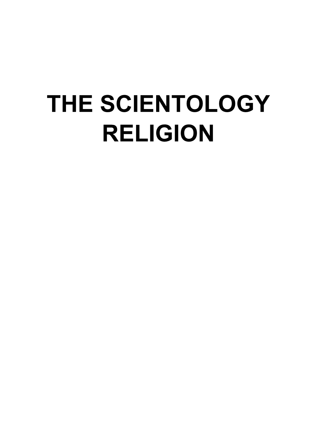 The Scientology Religion 2