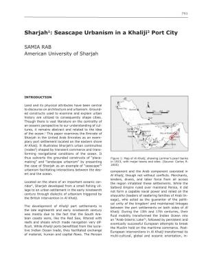 Sharjah1: Seascape Urbanism in a Khaliji2 Port City
