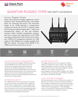 Quantum Rugged 1570R Security Gateways