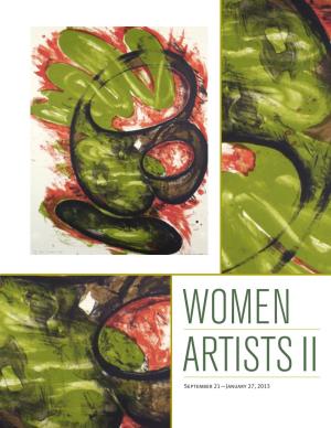 September 21—January 27, 2013 This Book Was Published on the Occasion of the Exhibition WOMEN