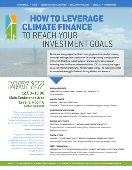 How to Leverage Climate Finance to Reach Your Investment Goals