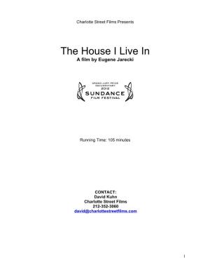 The House I Live in a Film by Eugene Jarecki