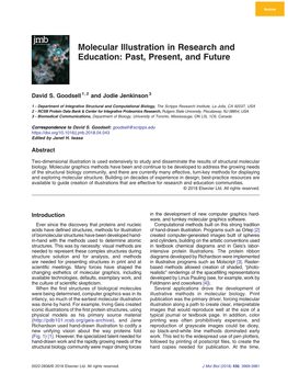 Molecular Illustration in Research and Education: Past, Present, and Future