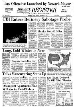 FBI Enters Refinery Sabotage Probe