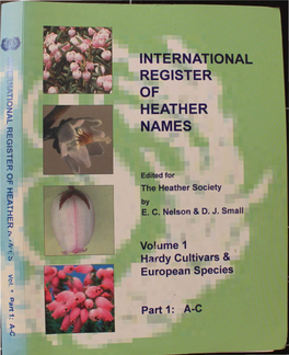 Volume 1 Hardy Cultivars & European Species Part 1: AC