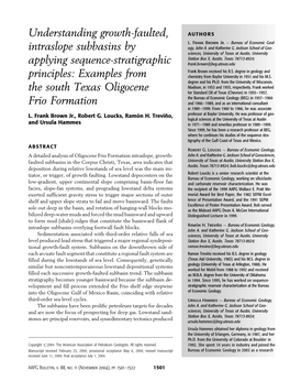 Understanding Growth-Faulted, Intraslope Subbasins by Applying