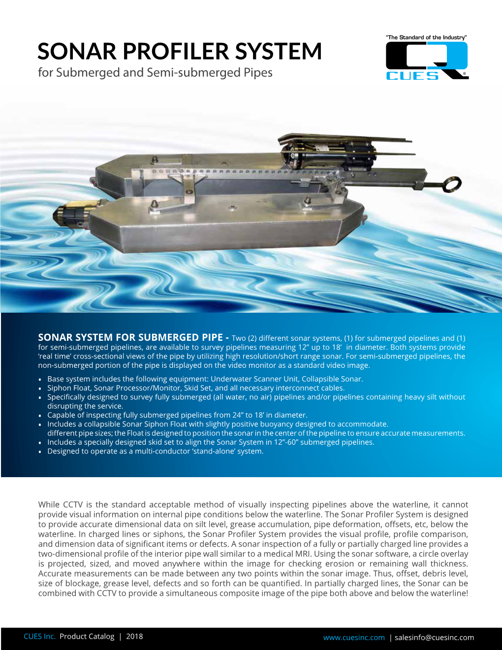 SONAR Profiler System For Submerged And Semi-Submerged Pipes - DocsLib