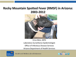 Vector Borne and Zoonotic Disease in Arizona