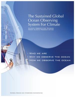 Sustained Global Ocean Observing Systems