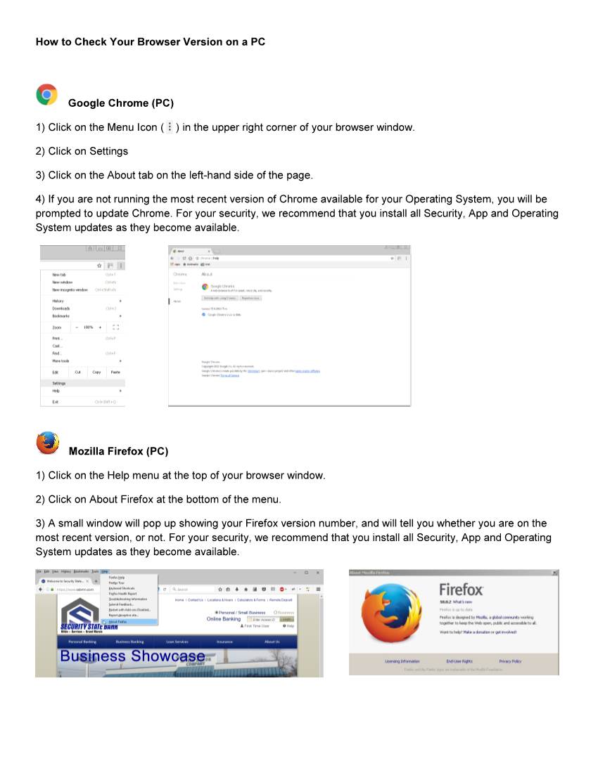 How to Check Your Browser Version on a PC