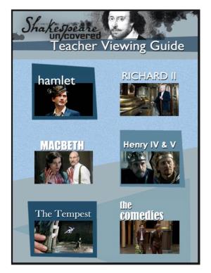 Shakespeare Uncovered Viewing Guide