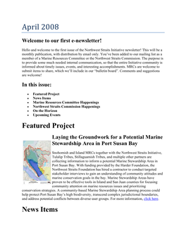 2008 Newsletters