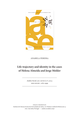 Life-Trajectory and Identity in the Cases of Helena Almeida and Jorge Molder