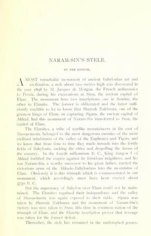 Naram-Sin's Stele