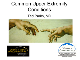 Overuse Conditions of the Upper Extremities