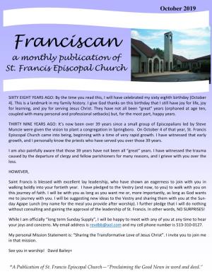 Franciscan October