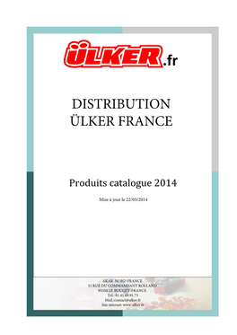 Distribution Ülker France