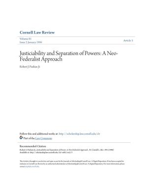 A Neo-Federalist Approach , 81 Cornell L