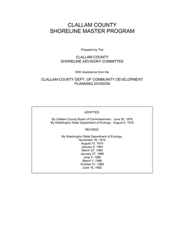 Shoreline Master Program.Doc