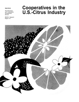 Cooperatives in the U.S.-Citrus Industry