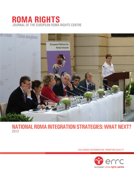National Roma Integration Strategies