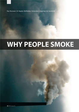 Why People Smoke