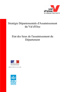 Stratégie Départementale D'assainissement Du Val D'oise Etat