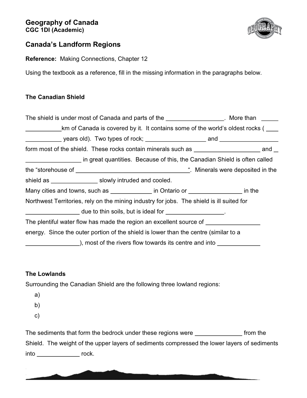 Landform Regions