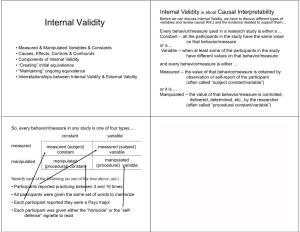 Internal Validity Is About Causal Interpretability